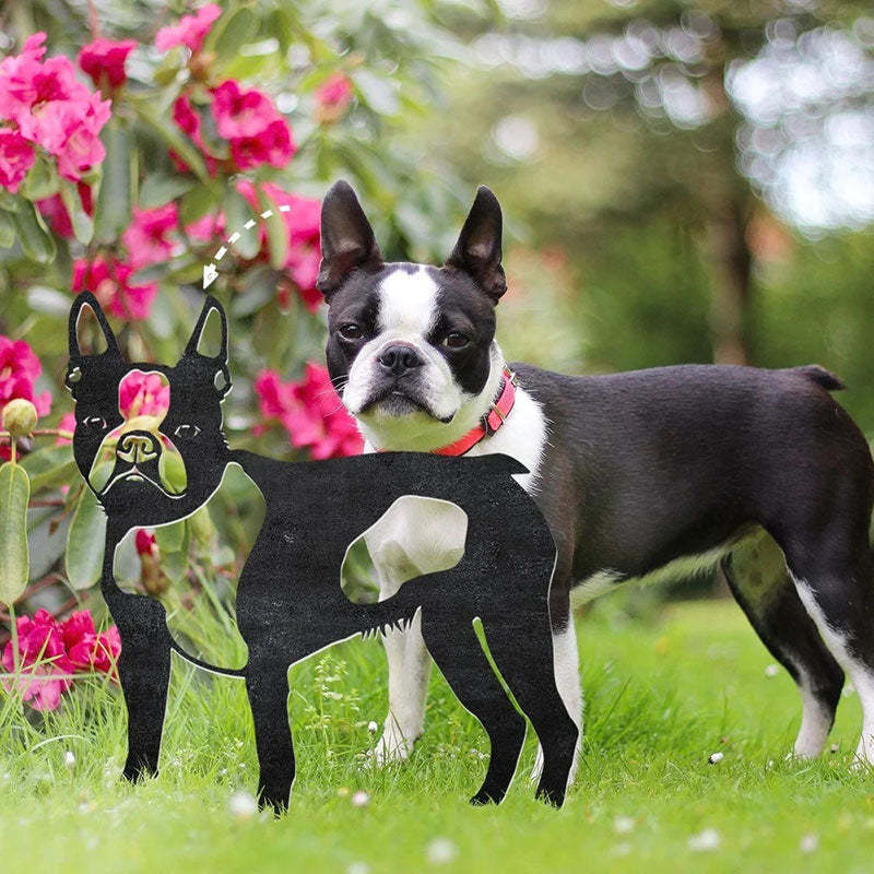 Boston Terrier Metal Silhouette-Jolura