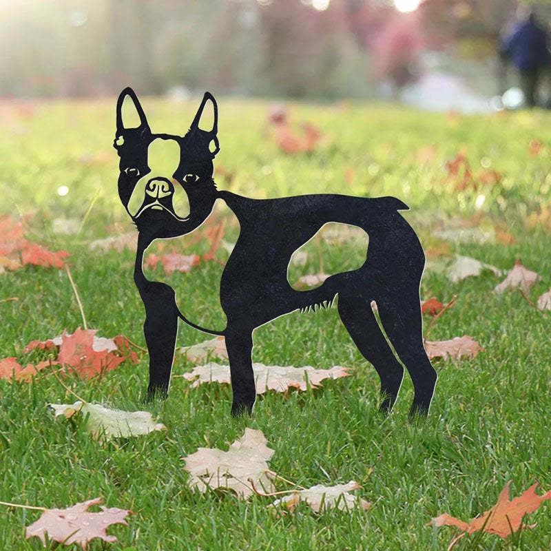 Boston Terrier Metal Silhouette-Jolura