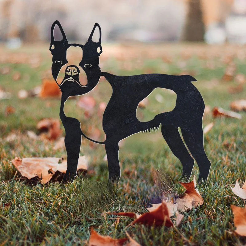 Boston Terrier Metal Silhouette-Jolura