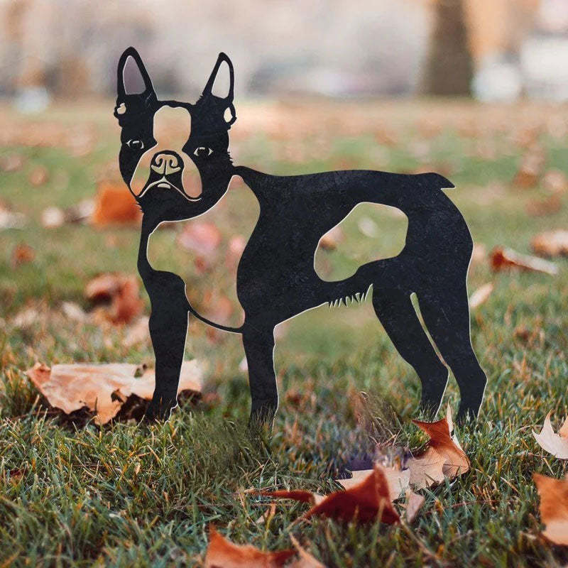 Boston Terrier Metal Silhouette-Jolura
