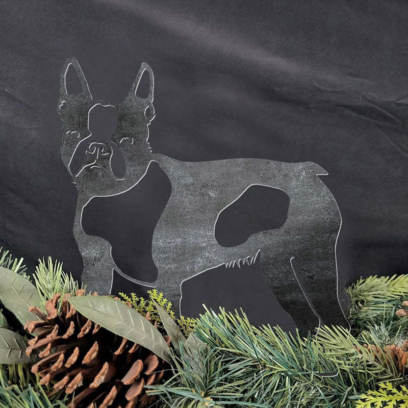 Boston Terrier Metal Silhouette-Jolura