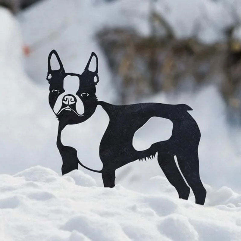 Boston Terrier Metal Silhouette-Jolura
