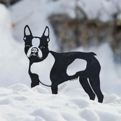 Boston Terrier Metal Silhouette-Jolura