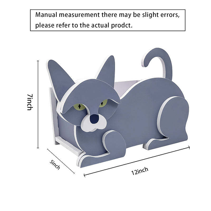 British Shorthair Blue Cat Planter AP078-Jolura