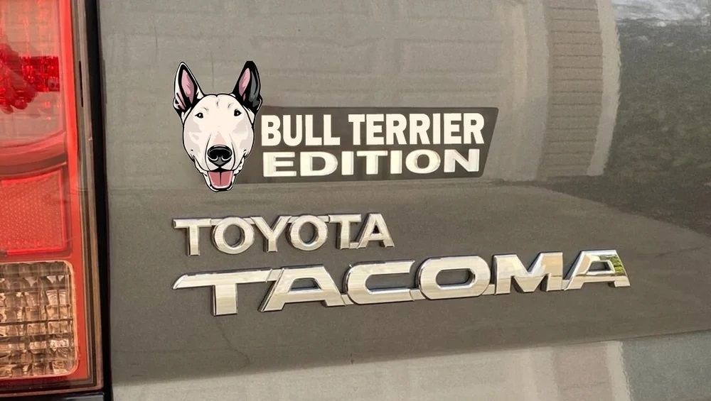 Bull Terrier Car Badge Laser Cutting Car Emblem CE024-Jolura