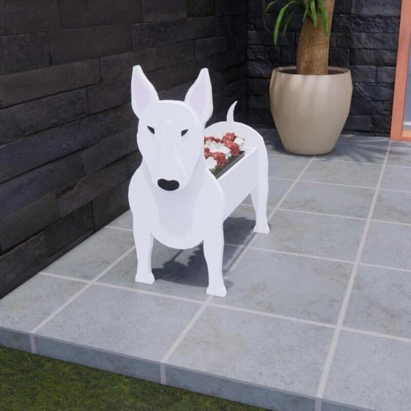 Bull Terrier Planter AP015-Jolura