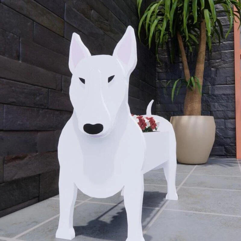 Bull Terrier Planter AP015-Jolura
