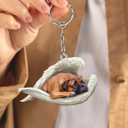 Sleeping Angel Acrylic Keychain Bull Mastiff SA060-Jolura