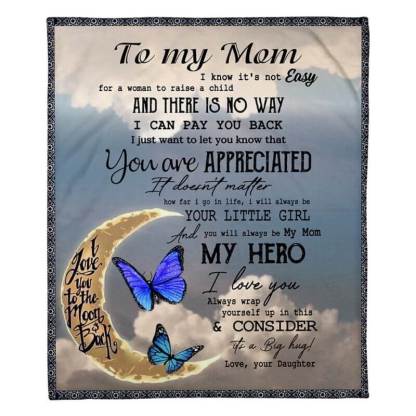 To My Mom - From Daughter - A314 - Premium Blanket-Jolura