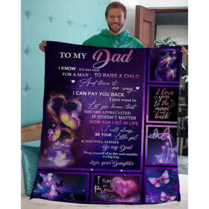 To My Dad - From Daughter - A315 - Premium Blanket-Jolura