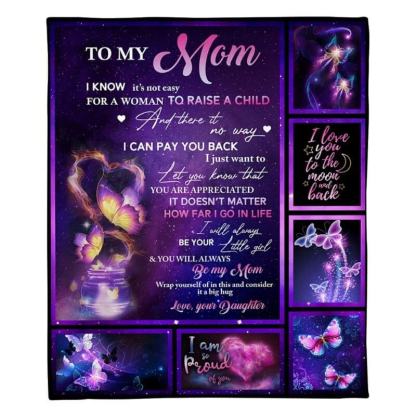 To My Mom - From Daughter - A315 - Premium Blanket-Jolura