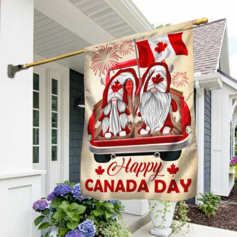 Happy Canada Day Flag Canada Day With My Gnome Eh-Jolura