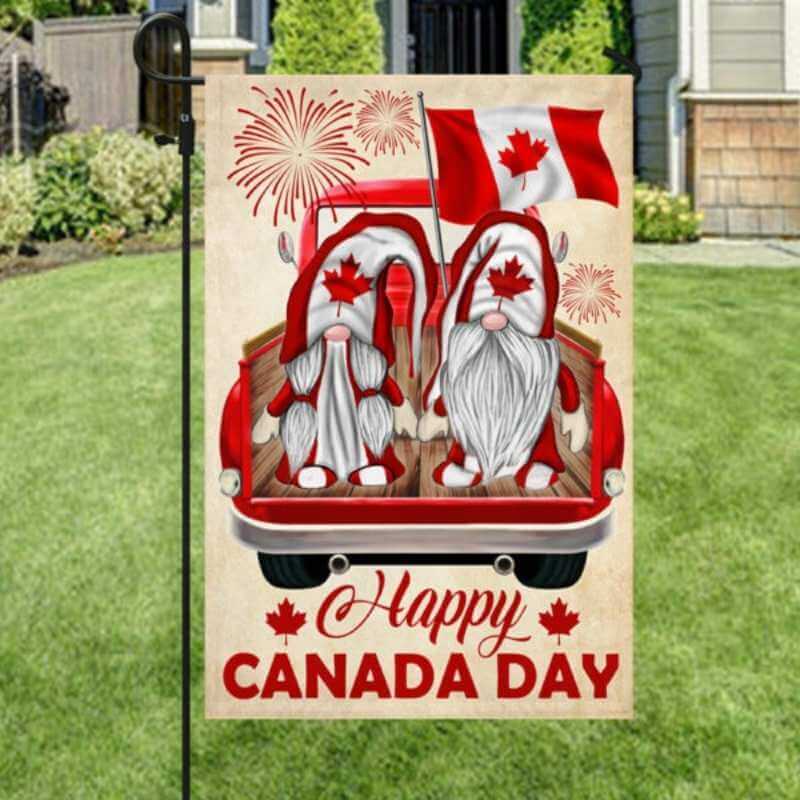Happy Canada Day Flag Canada Day With My Gnome Eh-Jolura