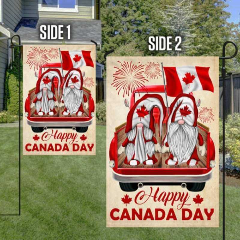 Happy Canada Day Flag Canada Day With My Gnome Eh-Jolura