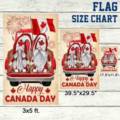 Happy Canada Day Flag Canada Day With My Gnome Eh-Jolura