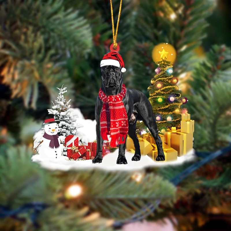 Cane Corso Christmas Ornament SM097-Jolura