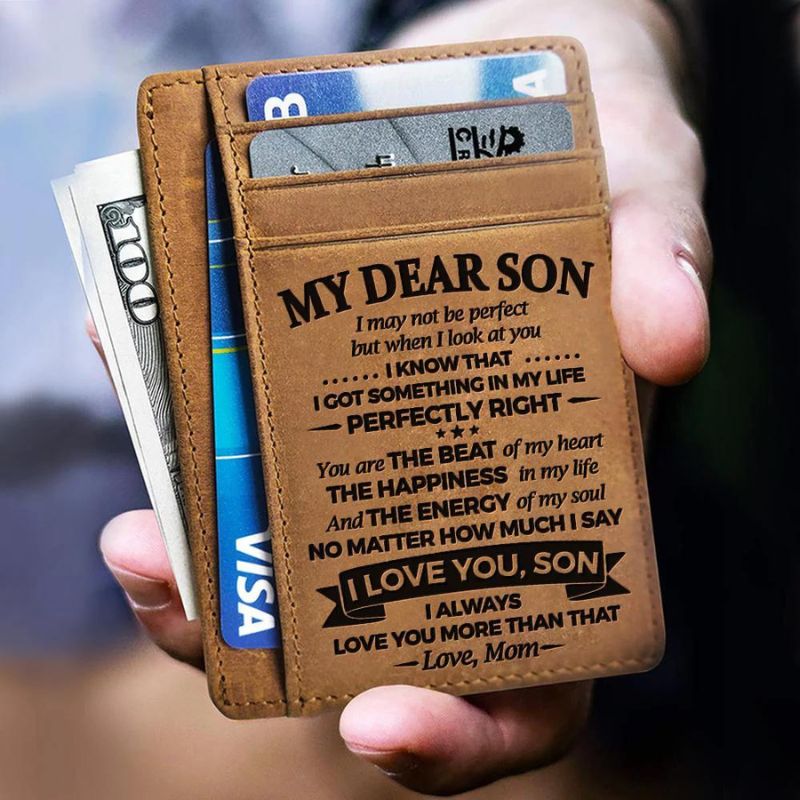 Mom To Son - The Energy Of My Soul - Card Wallet-Jolura