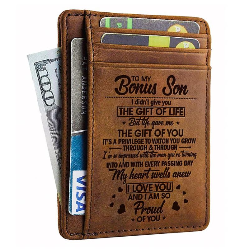To My Bonus Son - The Gift Of Life - Card Wallet-Jolura