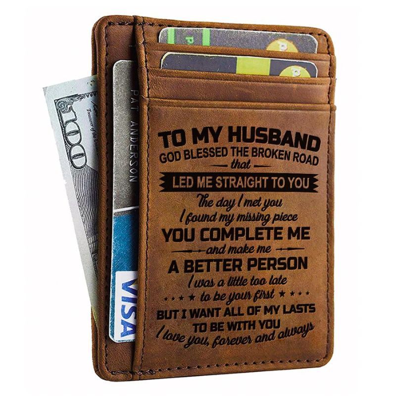 To My Husband - All Of My Lasts To Be With You - Card Wallet-Jolura