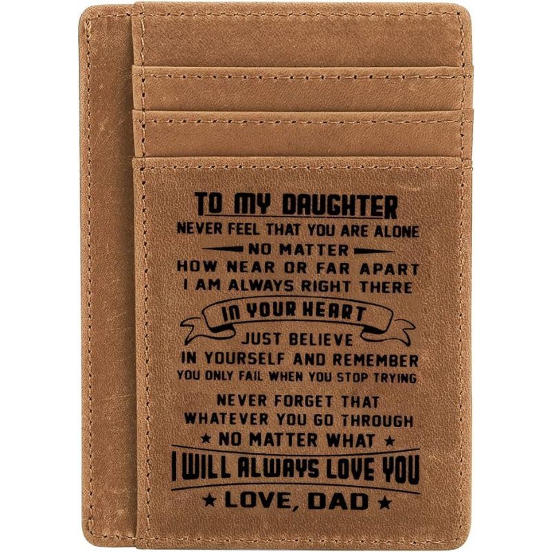 Dad To Daughter - No Matter What I Will Always Love You - Card Wallet-Jolura