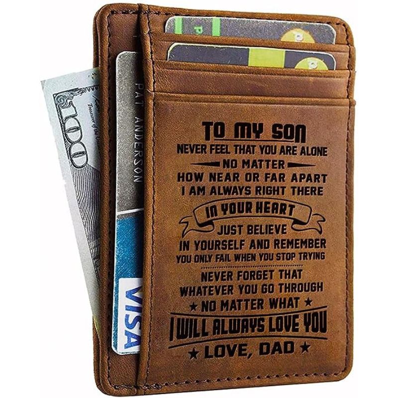 Dad To Son - No Matter What I Will Always Love You - Card Wallet-Jolura