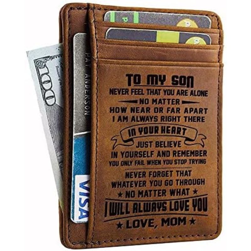 Mom To Son - No Matter What I Will Always Love You - Card Wallet-Jolura