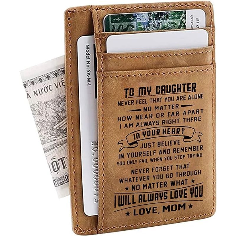 Mom To Daughter - No Matter What I Will Always Love You - Card Wallet-Jolura