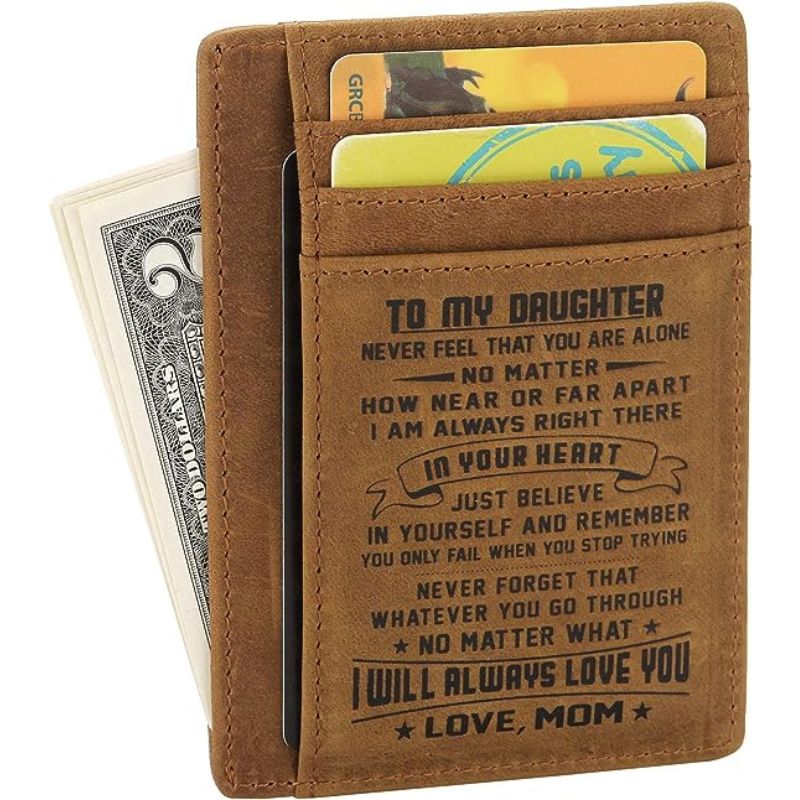 Mom To Daughter - No Matter What I Will Always Love You - Card Wallet-Jolura
