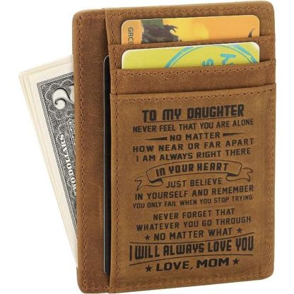 Mom To Daughter - No Matter What I Will Always Love You - Card Wallet-Jolura
