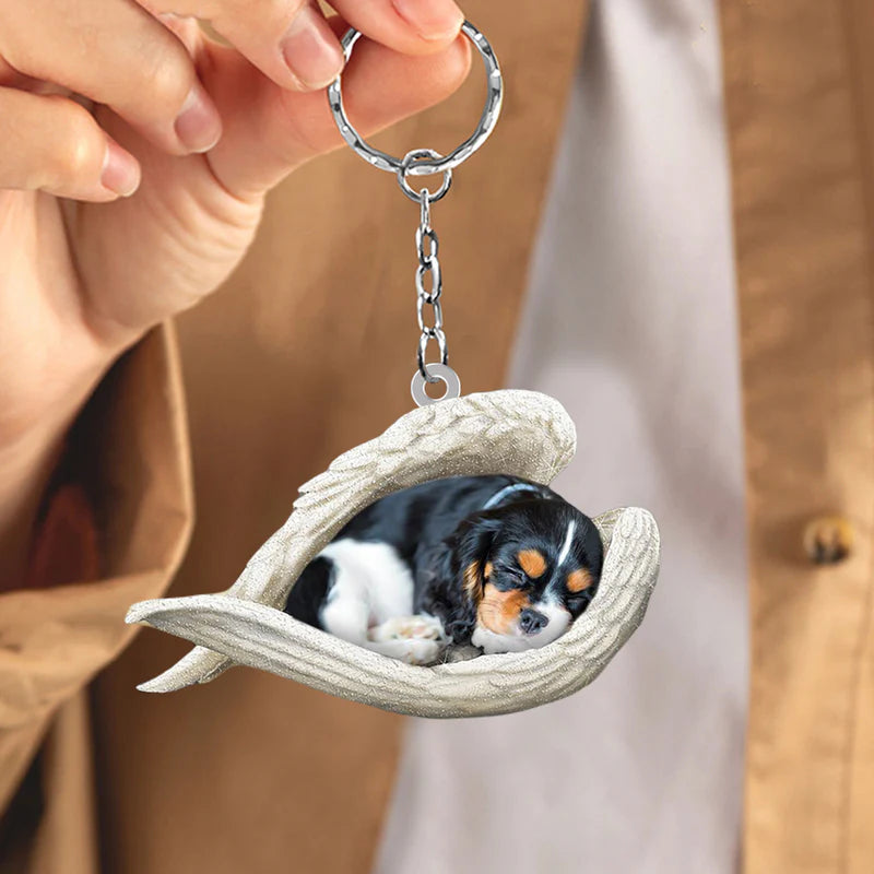 Sleeping Angel Acrylic Keychain Cavalier King Charles Spaniel SA073-Jolura