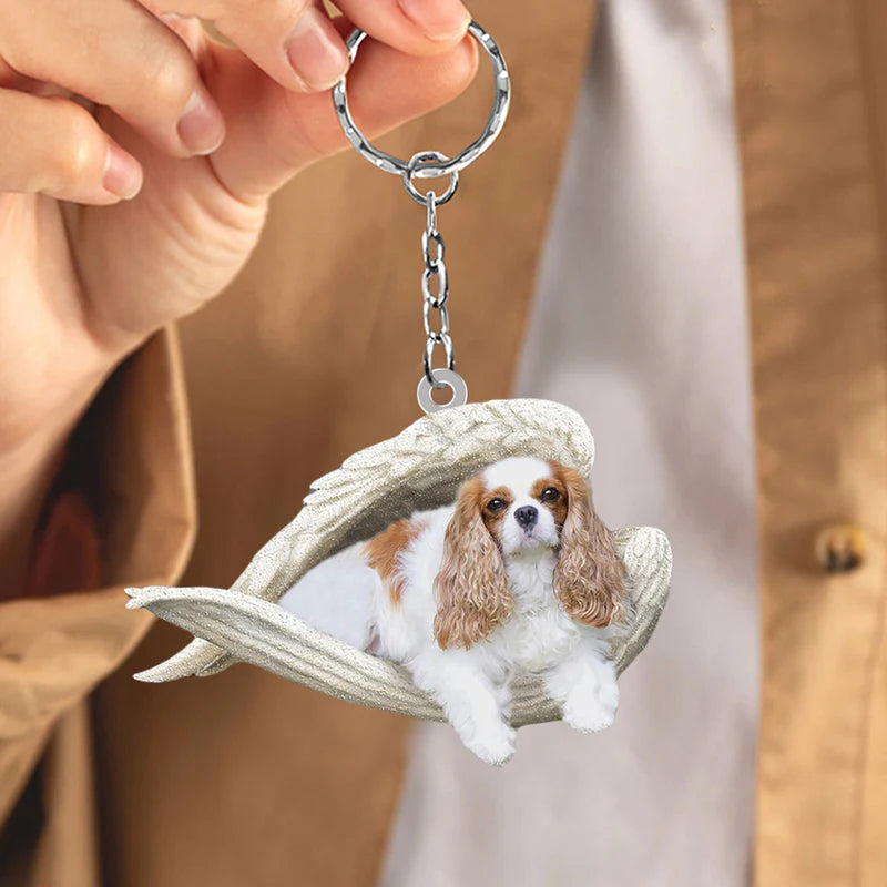 Sleeping Angel Acrylic Keychain Cavalier King Charles Spaniel SA058-Jolura