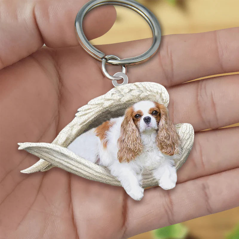 Sleeping Angel Acrylic Keychain Cavalier King Charles Spaniel SA058-Jolura