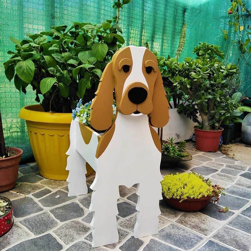 Cocker Spaniel Planter AP051-Jolura