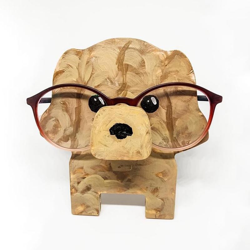 Handmade Glasses Stand F255 Lovely Cocker Spaniel-Jolura