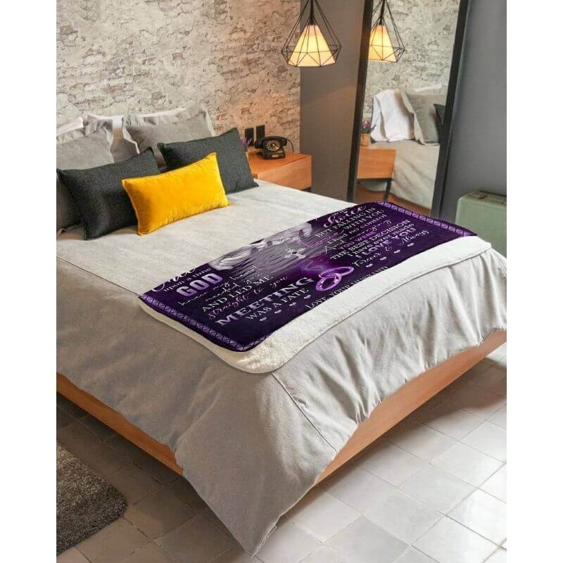 To My Wife - From Husband - A355 - Premium Blanket-Jolura