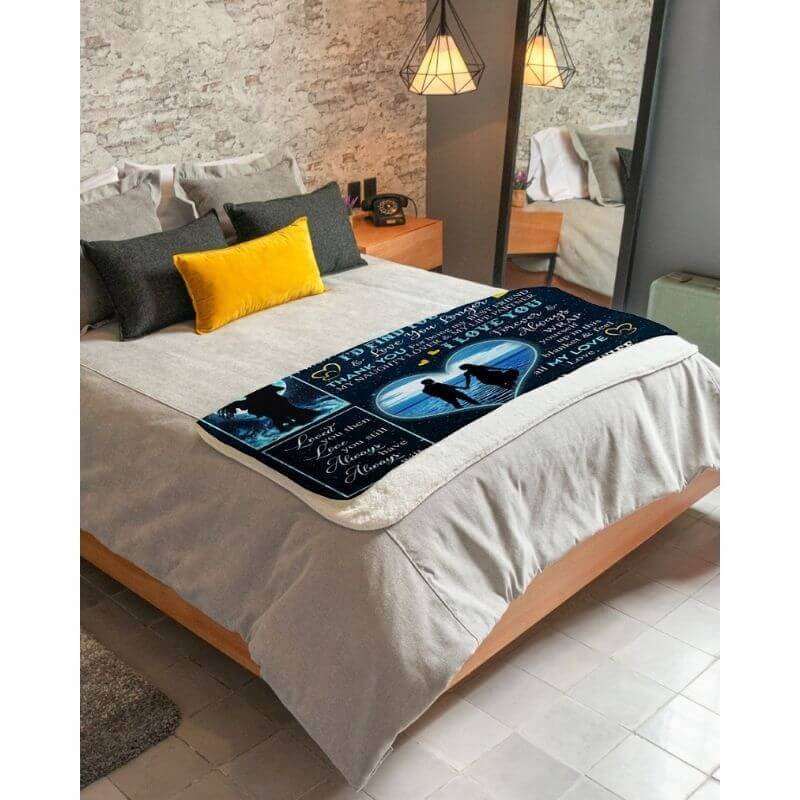 To My Husband - From Wife - A356 - Premium Blanket-Jolura