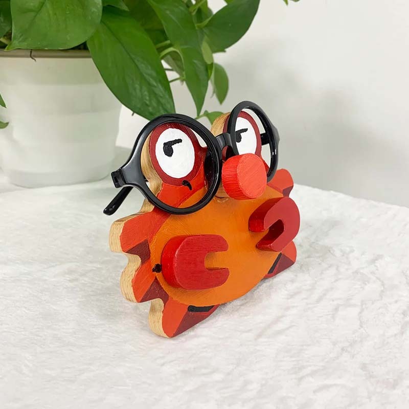 Handmade Glasses Stand F268 Lovely Crab-Jolura