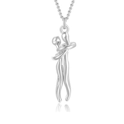 Metal Plating Hug Necklace - The Perfect Gift For Loved One-Jolura