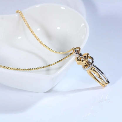 Metal Plating Hug Necklace - The Perfect Gift For Loved One-Jolura