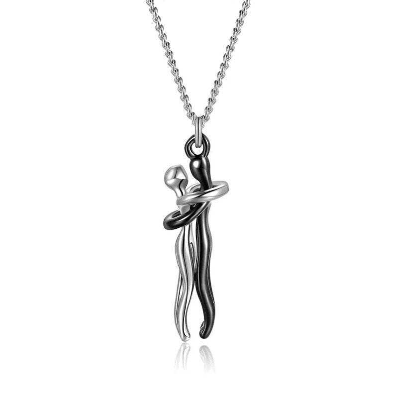Metal Plating Hug Necklace - The Perfect Gift For Loved One-Jolura