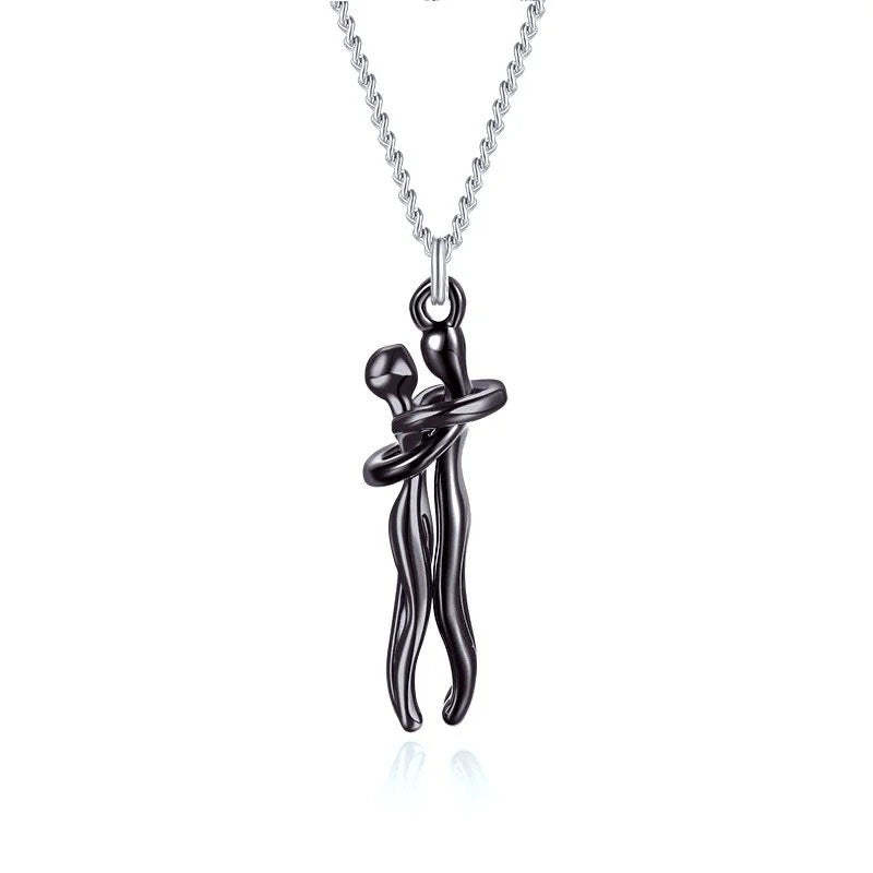 Metal Plating Hug Necklace - The Perfect Gift For Loved One-Jolura