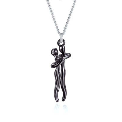 Metal Plating Hug Necklace - The Perfect Gift For Loved One-Jolura