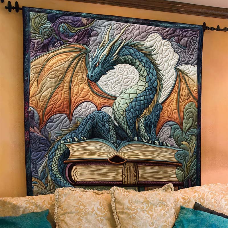 Twilight Guardian Dragon Blanket - D220 - Premium Blanket-Jolura