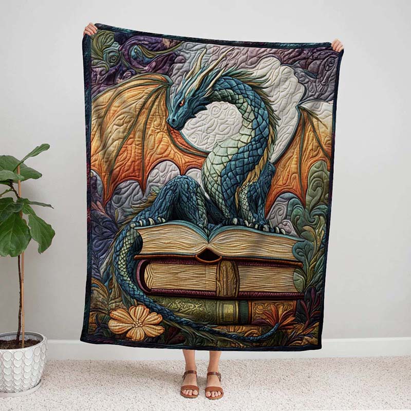 Twilight Guardian Dragon Blanket - D220 - Premium Blanket-Jolura