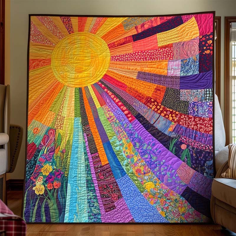 Cheerful Sunshine Blanket - D222 - Premium Blanket-Jolura