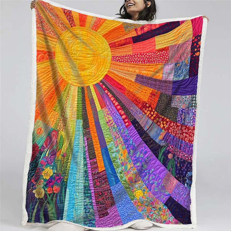 Cheerful Sunshine Blanket - D222 - Premium Blanket-Jolura