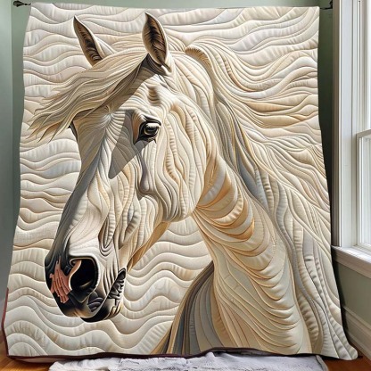 White Horse Blanket - D223 - Premium Blanket-Jolura