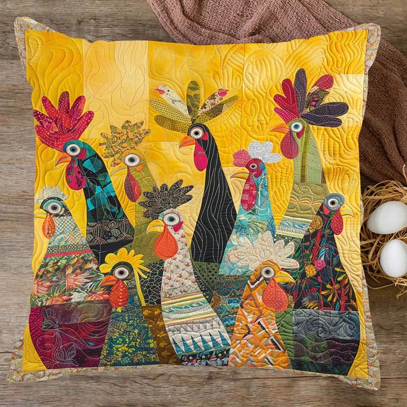 Sunrise Roosters D231 Pillow Case-Jolura