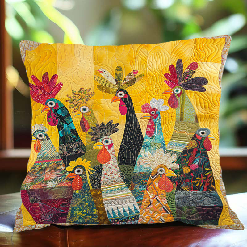 Sunrise Roosters D231 Pillow Case-Jolura