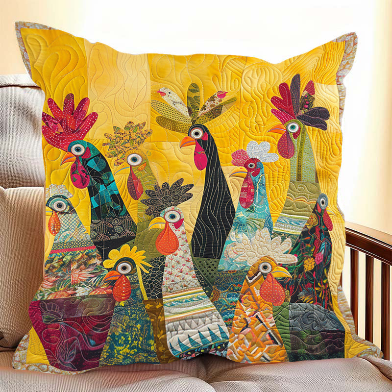 Sunrise Roosters D231 Pillow Case-Jolura